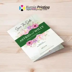 Undangan Pernikahan Jasmine Rustic Minimalis KP-C19