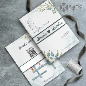 Undangan Pernikahan Sabuk Jasmine SC02